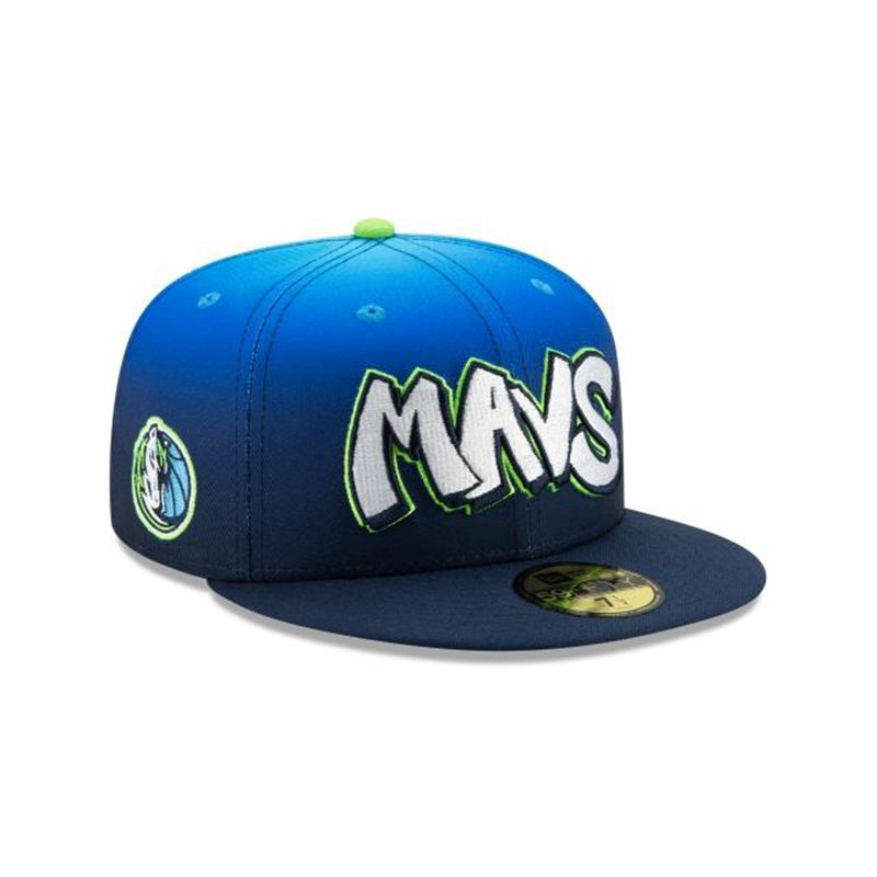 NBA Dallas Mavericks 2019 Authentics City Series 59Fifty Fitted (GHU7862) - White New Era Caps